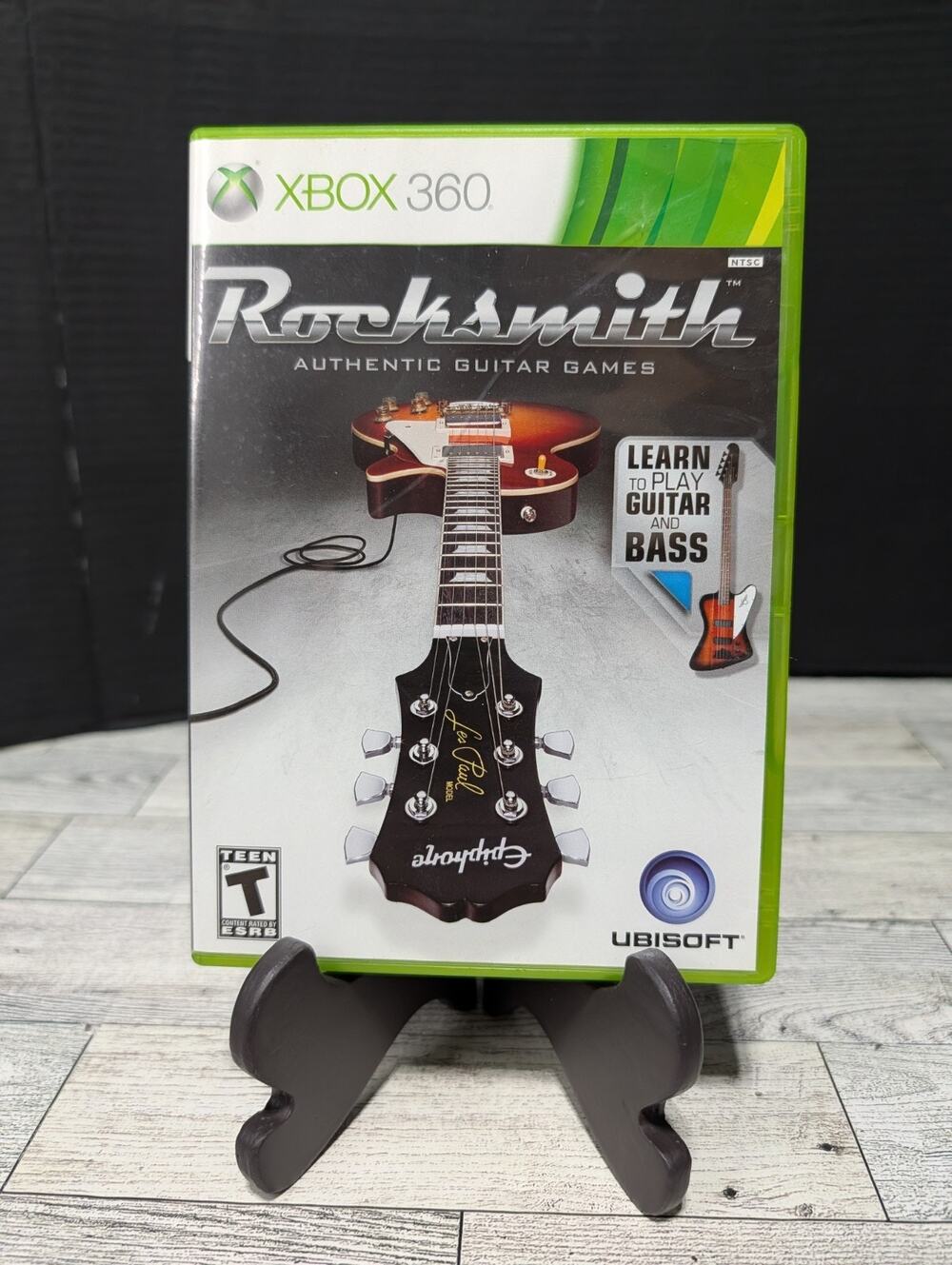 Rocksmith Guitar and Bass (Microsoft Xbox 360) Complete CIB Tested Video Game
